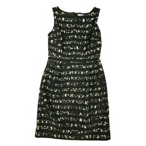 Cynthia Rowley Black Cocktail Party Dress Women’s Size 6 Excellent Condition